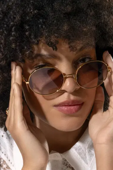 VALENTINO ACCESSORIES Round Sunglasses | Thumbnail 3