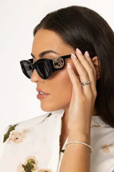 Gucci Rounded Rectangle Sunglasses | Thumbnail 3