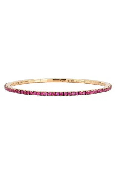 ROBERTO DEMEGLIO Ruby Extensible Stretch Tennis Bracelet | Thumbnail 1
