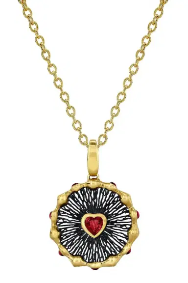 VRAM Ruby Heart Hypha Charm Necklace | Thumbnail 1 VRAM Ruby Heart Hypha Charm Necklace | Thumbnail 1