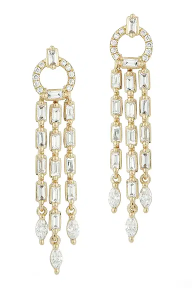 DANA REBECCA DESIGNS Sadie Pearl Statement Earrings | Thumbnail 1