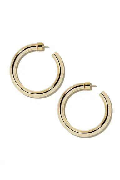 Jennifer Fisher Samira Baby Hoop Earrings - 1.5in | Thumbnail 1