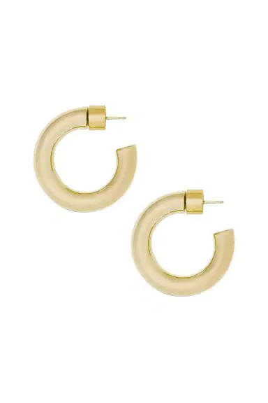 Jennifer Fisher Samira Huggie Earrings - Yellow - 1in | Thumbnail 1