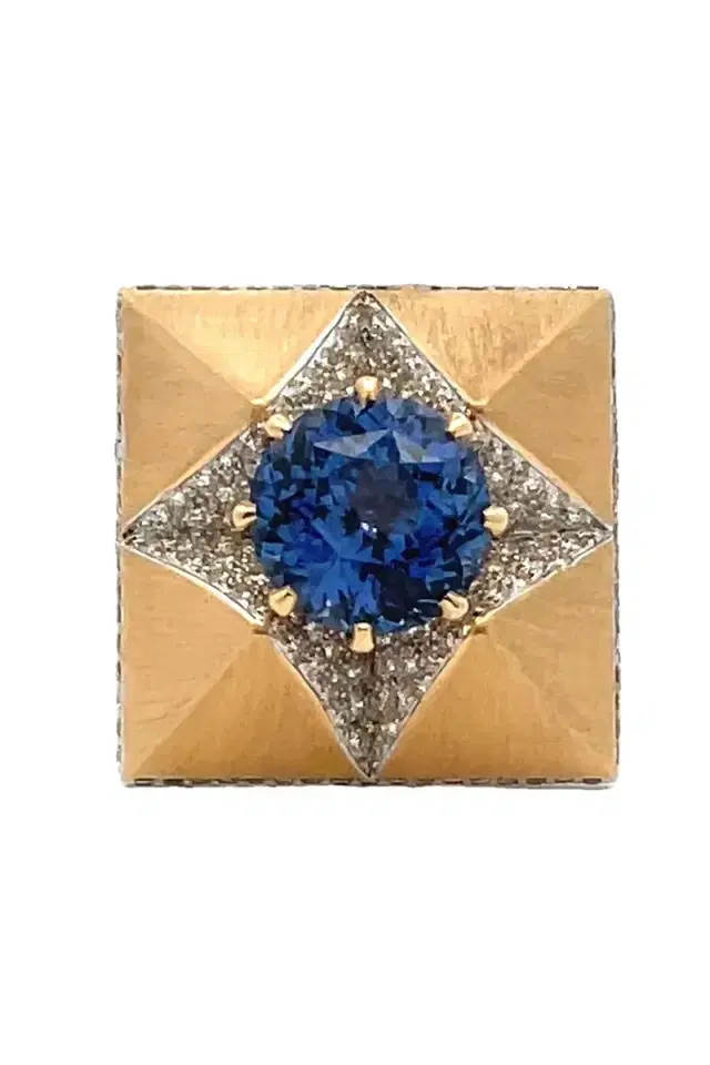 ARUNASHI Sapphire The Fortune Teller Origami Ring
