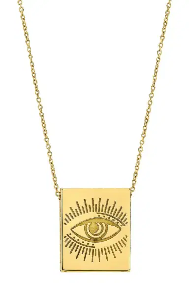 CAROL KAUFFMANN Scapular Eye Necklace | Thumbnail 1