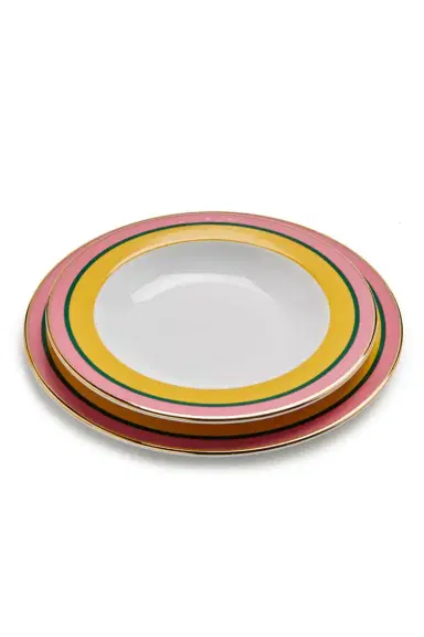 La DoubleJ Set of 2 Soup & Dinner Plates | Thumbnail 2