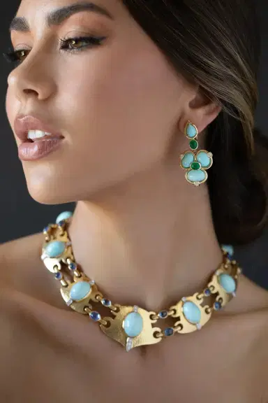 DAVID WEBB Shangri-La Earrings | Thumbnail 2