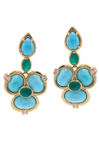 DAVID WEBB Shangri-La Earrings | Thumbnail 1