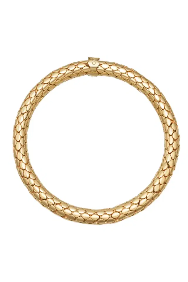 Carolina Bucci Shiny Thin Twister Luxe Bracelet