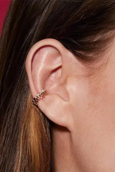 NOUVEL HERITAGE Simple Some Diamond Lace Ear Cuff | Thumbnail 3 NOUVEL HERITAGE Simple Some Diamond Lace Ear Cuff | Thumbnail 3