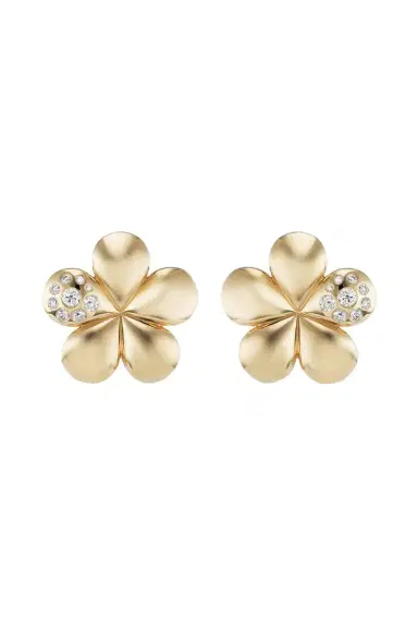 Brent Neale Single Diamond Petal Medium Flower Earrings | Thumbnail 1
