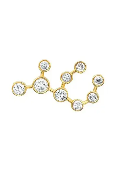 LOGAN HOLLOWELL Single Left Virgo Stud Earring | Thumbnail 1 LOGAN HOLLOWELL Single Left Virgo Stud Earring | Thumbnail 1