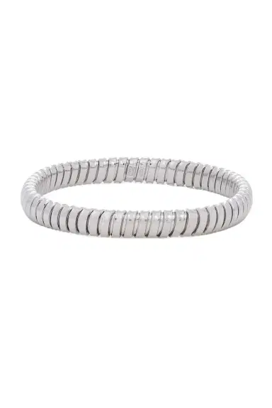 SIDNEY GARBER Single Rolling Band - 16.5cm - White Gold | Thumbnail 1