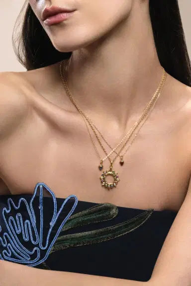 TAMARA COMOLLI Sky Topaz Mikado Flamenco Pendant | Thumbnail 2 TAMARA COMOLLI Sky Topaz Mikado Flamenco Pendant | Thumbnail 2