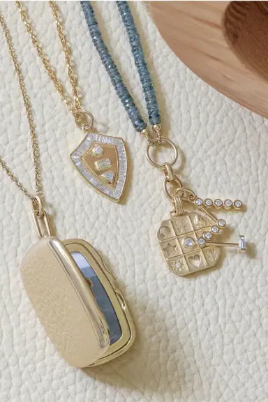 MONICA RICH KOSANN Slim Britt Locket Necklace | Thumbnail 2 MONICA RICH KOSANN Slim Britt Locket Necklace | Thumbnail 2