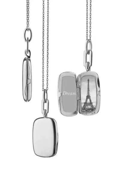 MONICA RICH KOSANN Slim Dee Rectangle Locket | Thumbnail 1