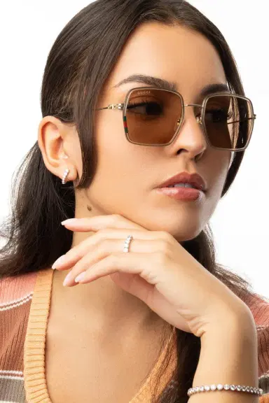 Gucci Slim Side Large Square Sunglasss | Thumbnail 2 Gucci Slim Side Large Square Sunglasss | Thumbnail 2