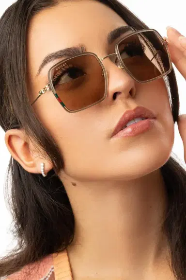 Gucci Slim Side Large Square Sunglasss | Thumbnail 3 Gucci Slim Side Large Square Sunglasss | Thumbnail 3