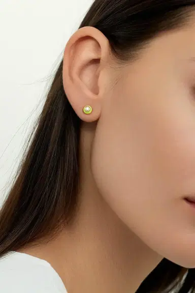 Melissa Kaye Small Audrey Diamond Stud Earrings | Thumbnail 2
