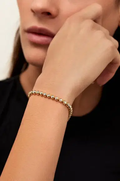 Melissa Kaye Small Audrey Diamond Tennis Bracelet | Thumbnail 4