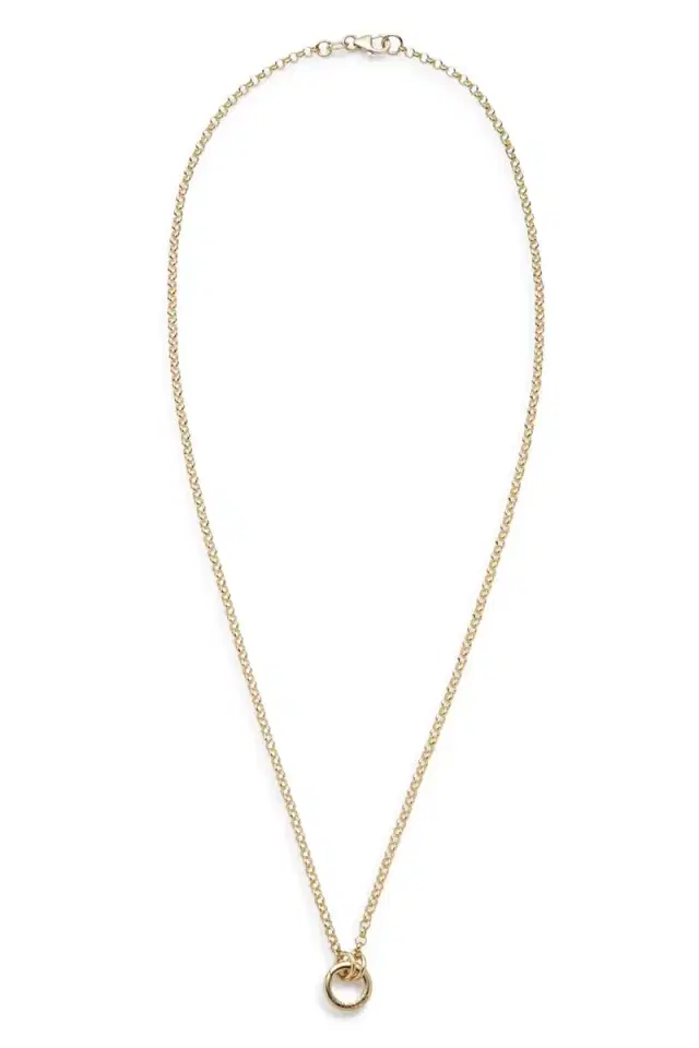Foundrae Small Belcher Open Link Chain Necklace