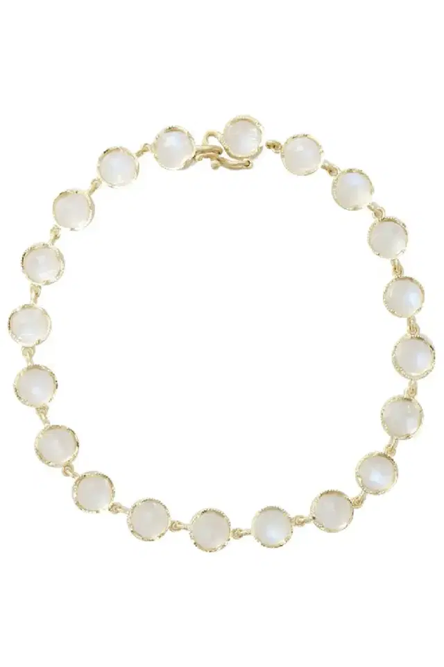 IRENE NEUWIRTH JEWELRY Small Classic Rainbow Moonstone Link Bracelet