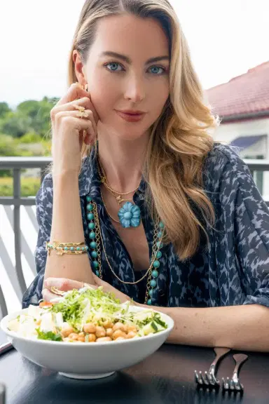 IRENE NEUWIRTH JEWELRY Small Classic Turquoise Link Bracelet | Thumbnail 4