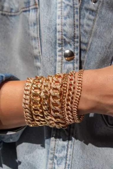 Anita Ko Small Havana Chain Bracelet | Thumbnail 2