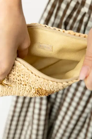 AERIN LAUDER Small Heart Zip Pouch | Thumbnail 4 AERIN LAUDER Small Heart Zip Pouch | Thumbnail 4