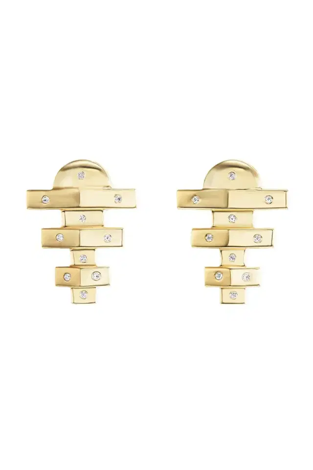 Brent Neale Small Hopscotch Earrings