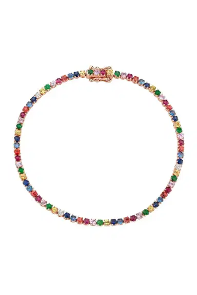 Anita Ko Small Multi-Color Hepburn Bracelet | Thumbnail 1 Anita Ko Small Multi-Color Hepburn Bracelet | Thumbnail 1