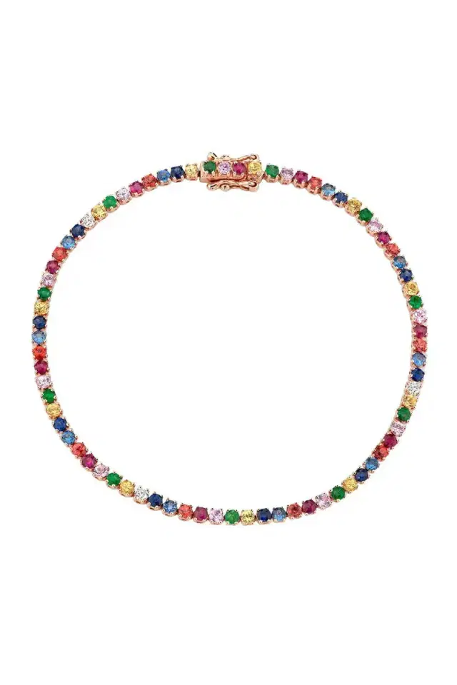 Anita Ko Small Multi-Color Hepburn Bracelet