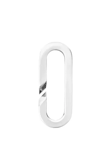 BIZZOTTO Small Open Link Paperclip Pendant | Thumbnail 6