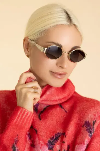 Gucci Small Oval Sunglasses | Thumbnail 2