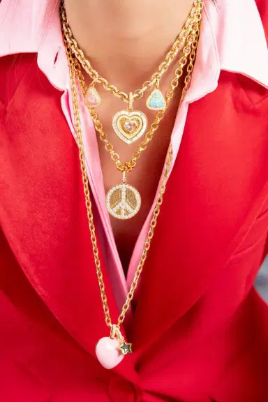 BUDDHA MAMA Small Pink Happy Buddha Pendant | Thumbnail 2