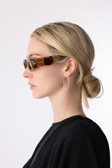 Gucci Small Rectangle Sunglasses | Thumbnail 4