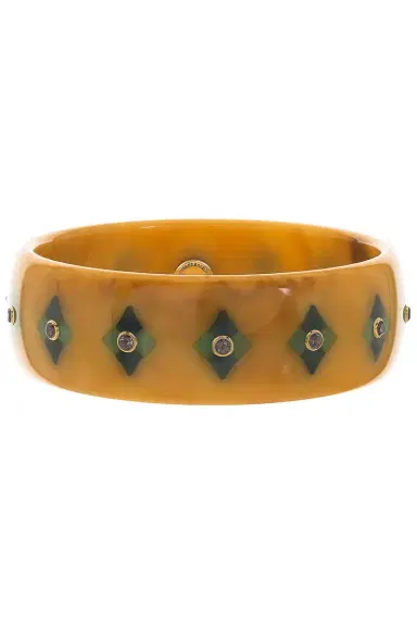 MARK DAVIS Smoky Quartz Brown Bakelite Bangle | Thumbnail 1 MARK DAVIS Smoky Quartz Brown Bakelite Bangle | Thumbnail 1