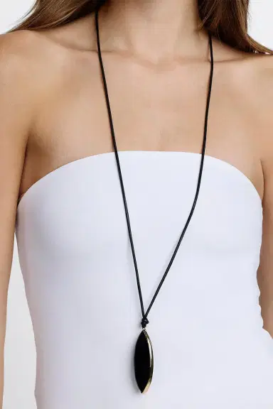 Jennifer Fisher Smoky Quartz Puffy Dagger Necklace | Thumbnail 2 Jennifer Fisher Smoky Quartz Puffy Dagger Necklace | Thumbnail 2