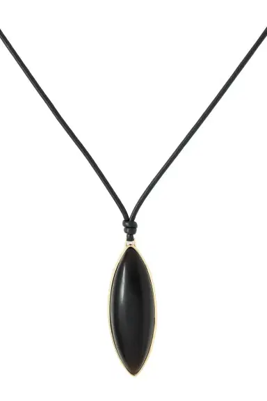 Jennifer Fisher Smoky Quartz Puffy Dagger Necklace | Thumbnail 1 Jennifer Fisher Smoky Quartz Puffy Dagger Necklace | Thumbnail 1