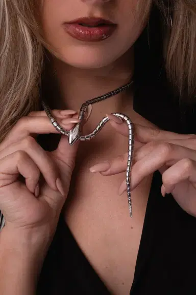 SIDNEY GARBER Snake Lariat Wrap Necklace | Thumbnail 3 SIDNEY GARBER Snake Lariat Wrap Necklace | Thumbnail 3
