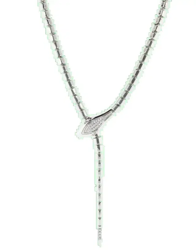 SIDNEY GARBER Snake Lariat Wrap Necklace