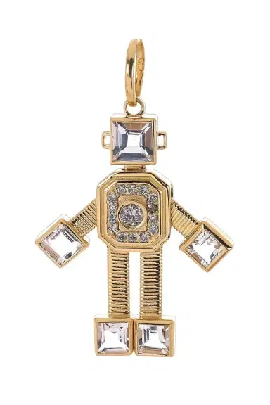 VAN Sogno Heart Midi Robot Pendant | Thumbnail 1