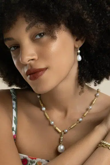 Sylva & Cie South Sea Pearl Neo Clasp Pendant | Thumbnail 3