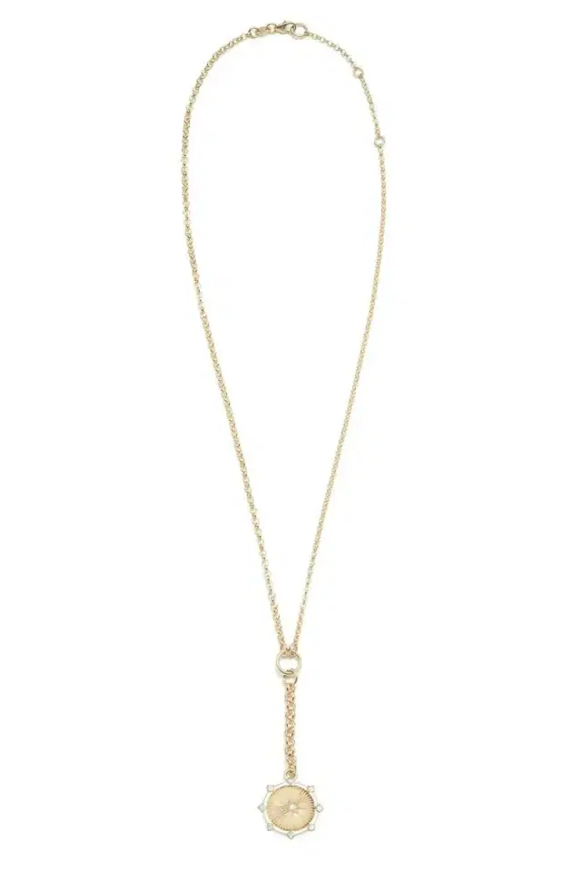 Foundrae Spark-Love Small Mixed Belcher Extension Chain Necklace