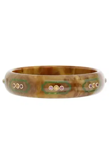 MARK DAVIS Spessartite Garnet Brown Bangle | Thumbnail 1 MARK DAVIS Spessartite Garnet Brown Bangle | Thumbnail 1