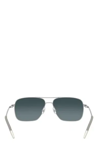 Oliver Peoples Square Aviator Polarized Sunglasses | Thumbnail 7