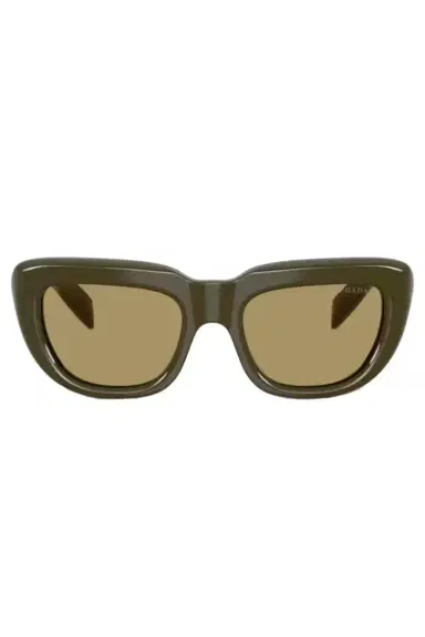 Prada Square Cat Eye Sunglasses - Laurel Green Olive | Thumbnail 1