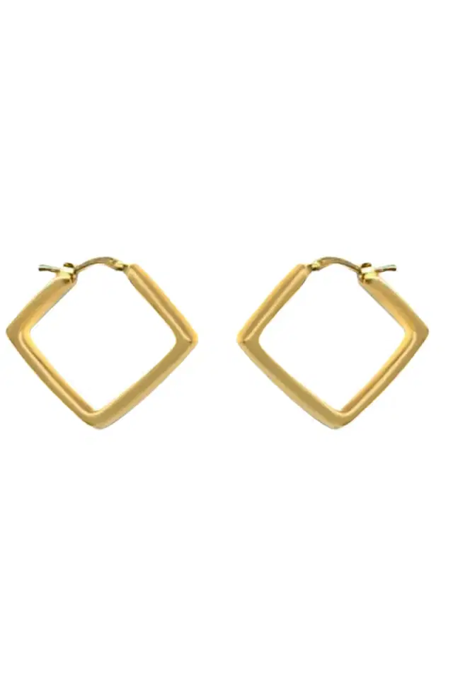 LISA NIK Square Hoop Earrings