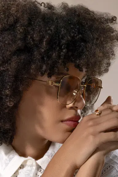 VALENTINO ACCESSORIES Square Oversized Sunglasses | Thumbnail 4 VALENTINO ACCESSORIES Square Oversized Sunglasses | Thumbnail 4