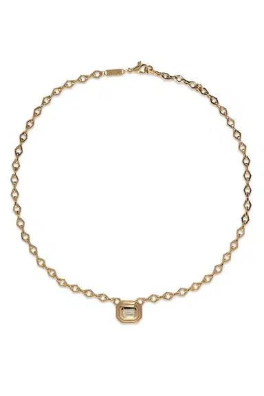 Azlee Staircase Diamond Medium Chain Necklace | Thumbnail 1 Azlee Staircase Diamond Medium Chain Necklace | Thumbnail 1